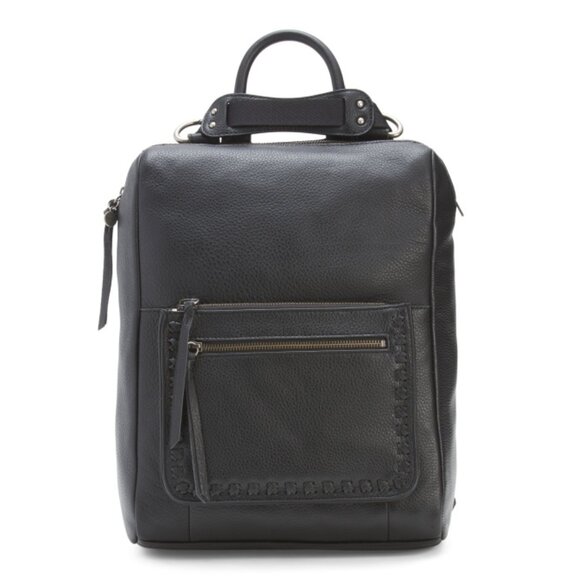 THE SAK Black Leather Loyola Convertible Backpack